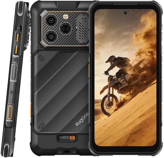 RugOne Xever 8 (8/256GB) Ανθεκτικό Smartphone Μαύρο