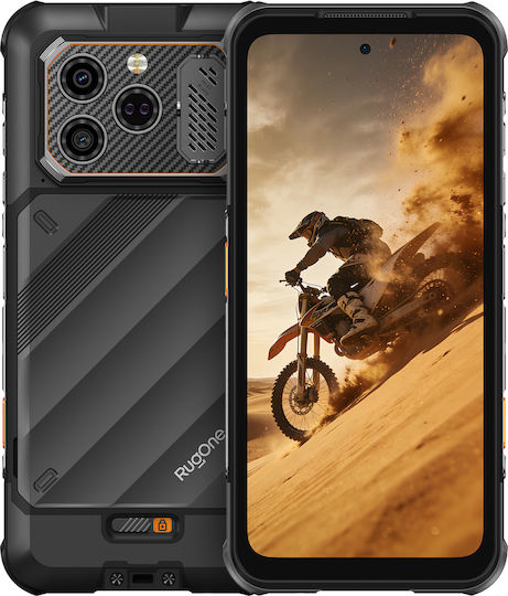 RugOne Xever 8 (8/256GB) Ανθεκτικό Smartphone Μαύρο