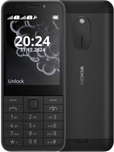 Nokia 230 Dual SIM Κινητό με Κουμπιά (EU) Dark Silver