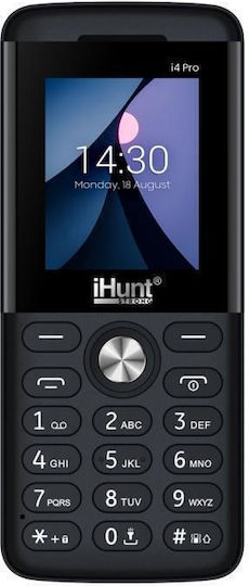 iHunt i4 Pro 2G Dual SIM Мобилен Телефон с Бутони Черен
