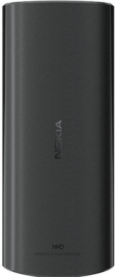 Nokia 105 4G Dual SIM Κινητό με Κουμπιά (Αγγλικό Μενού) Μαύρο
