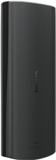 Nokia 105 4G Dual SIM Κινητό με Κουμπιά (Αγγλικό Μενού) Μαύρο