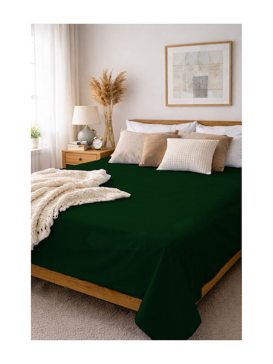 Fan Europe Σεντόνι Ημίδιπλο 180x200εκ. Bottle Green