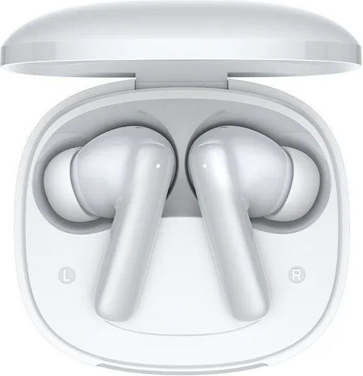 QCY T13 Pro In-ear Bluetooth Handsfree Ακουστικά με Αντοχή στον Ιδρώτα και Θήκη Φόρτισης Λευκά