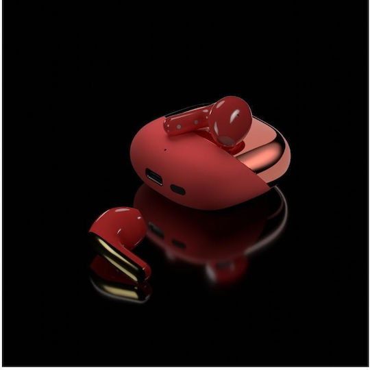 HiFuture In-ear Bluetooth Handsfree Ακουστικά Κόκκινα