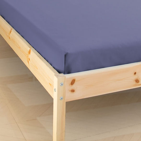 KZ Cearceaf de Pat Single 160x200 cm Marengo