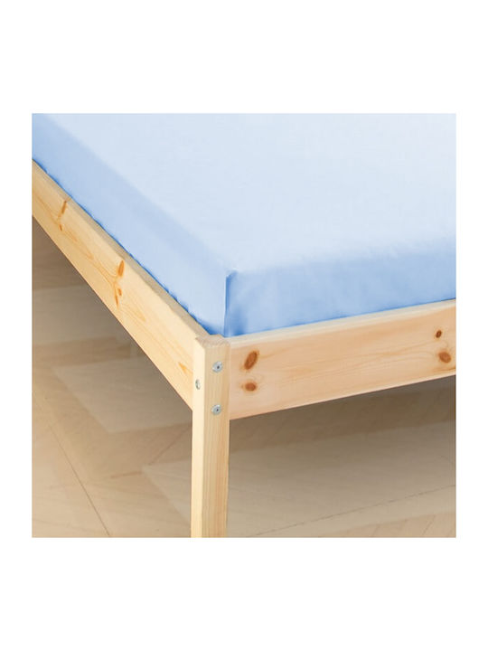 KZ Σεντόνι Μονό 160x200εκ. Blue