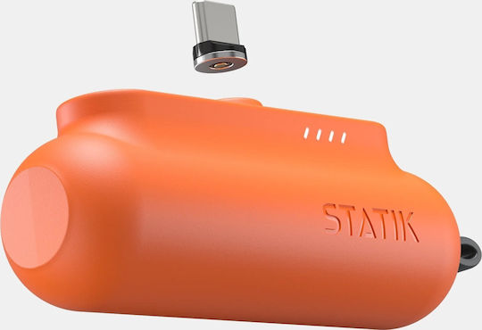 Statik Snap-N-Charge Power Bank 3200mAh 10W Πορτοκαλί
