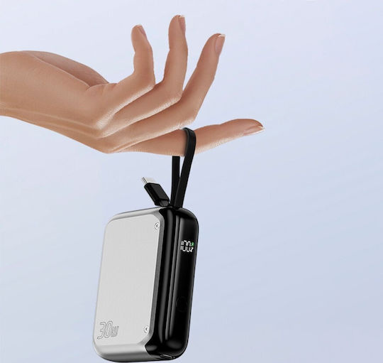 4Smarts Pocket Power Bank 10000mAh 30W με Θύρα USB-C Ασημί