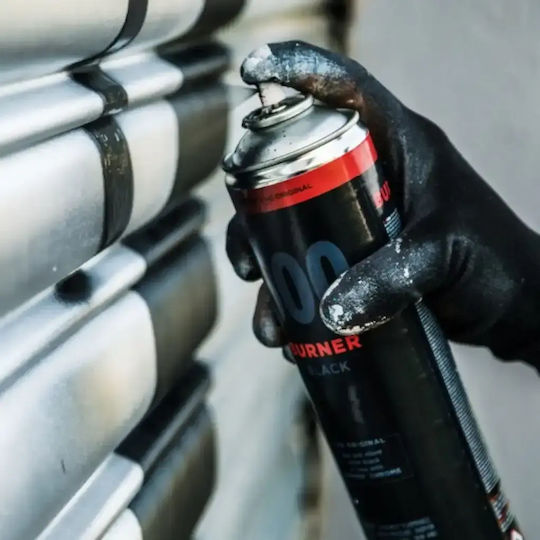 Molotow Burner High Temperature Silver Paint Spray Burner Chrome 600ml