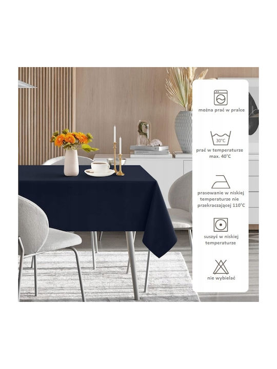 Now Art Tischdecke Navy Blau 145x220cm