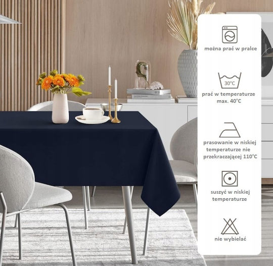 Now Art Navy Blue Tablecloth 145x220cm