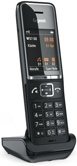 Gigaset Comfort 550HX Ασύρματο Τηλέφωνο με Ελληνικό Μενού Μαύρο