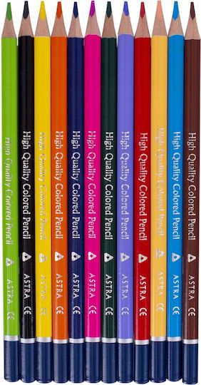 Pencil Crayons 12 Intense Colors Drawing Coloring 1 Pc