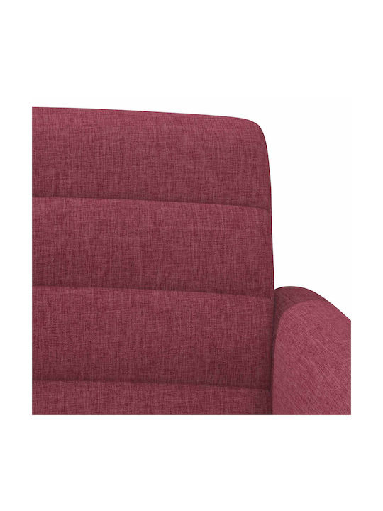 Двуместен Диван Червен 116x67x80см