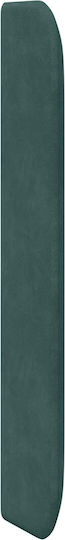 vidaXL Fabric Bed Headboard Green 80cm