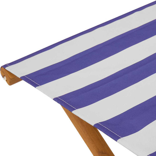 Stoff Außenbereich-Hocker Blau 2 Stück 41x42x36.5cm Stoff Außenbereich-Hocker Blau 2 Stück 41x42x36.5cm