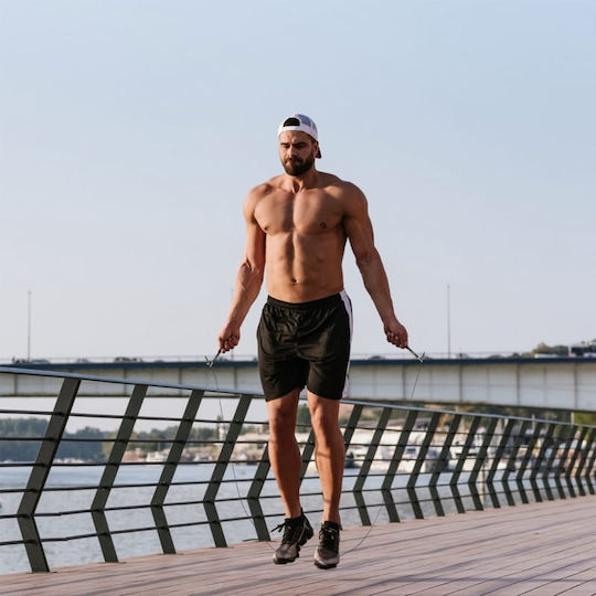 Pro Fitness Aluminium Springseil Lagerung Schwarz S04