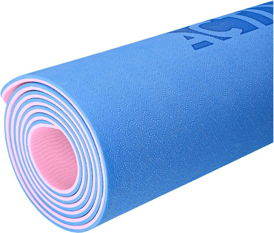 Activ Space Saltea de Gimnastică Yoga Roz (183x61cm)