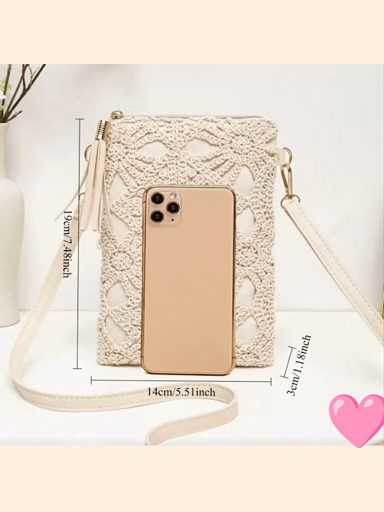 Geantă Damă Tip Crossbody Bej