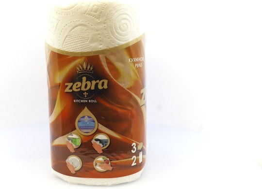 Zebra Daily Xl Prosop de Hartie de Bucatarie 2 Role 3 Straturi 2 Pachete 3800090300274