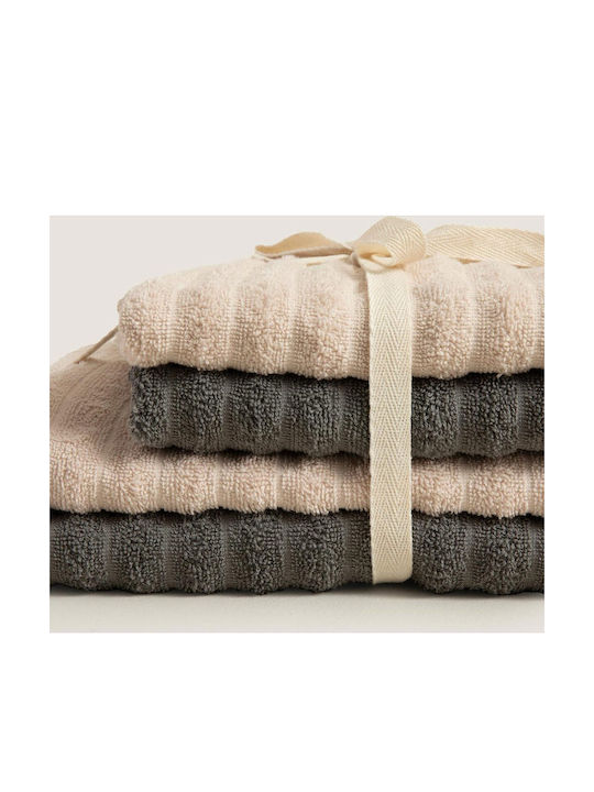 SteweHome Hand Towel 45x45cm Beige