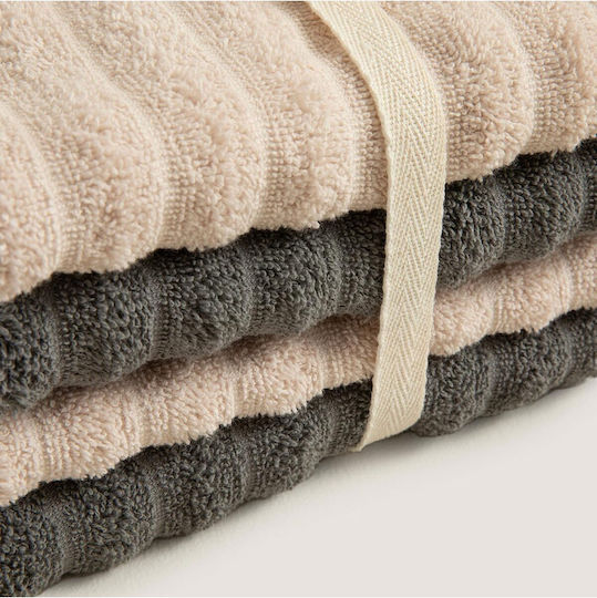 SteweHome Handtuch 45x45cm Beige