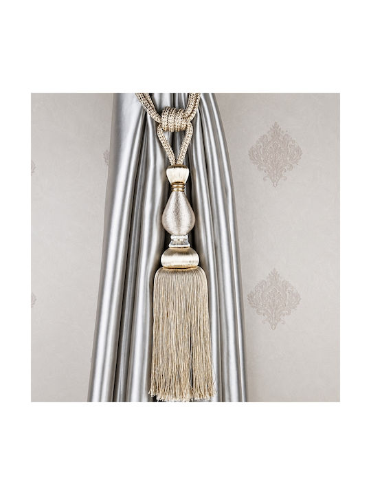 My Home Luxury Classic Δέστρα Κορδόνι από Ύφασμα Gold