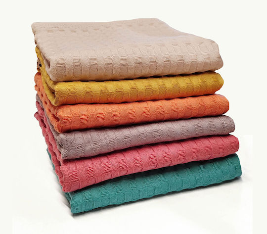 Nef-Nef Homeware Main Tea Towel from 100% Cotton in Orange Color 45x68cm Nef-Nef Homeware Main Tea Towel from 100% Cotton in Orange Color 45x68cm