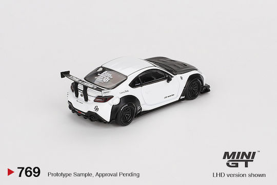 Model Mașină Toyota Gr86 Lb Nation Alb 2023 Scara 1:64 Mini GT Mgt769