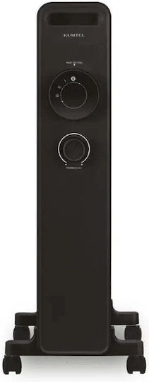 Kumtel Black Καλοριφέρ Λαδιού με 13 Φέτες 2500W
