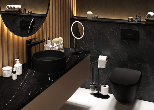 Deante Holder for Toilet Paper Black ADI N732