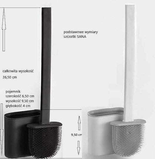 Bisk Plastik Toilettenbürste Badezimmer Weiß