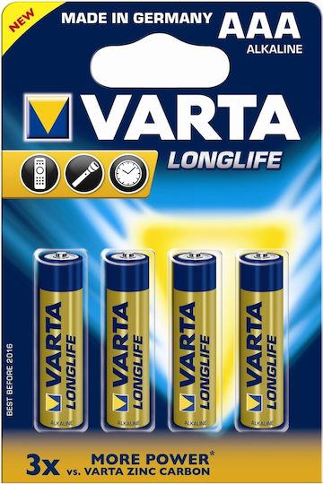 Varta Alkaline Batteries Long Life AAA Varta 6pcs