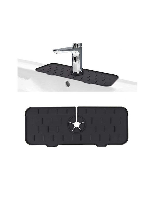 SteweHome Wooden Bath Mat STE-034281-P34281 Black 37x13.7cm