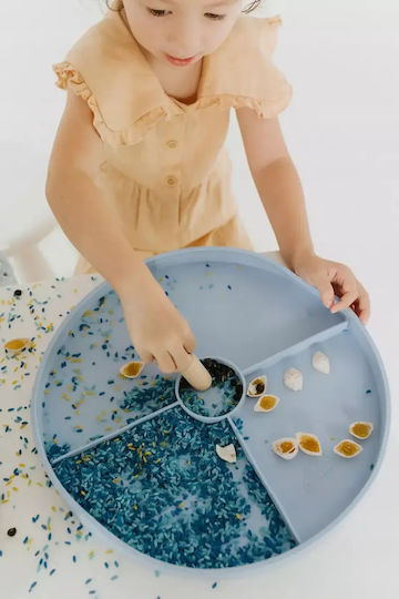 Jellystone Play Tray Soft Blue 2-in-1 Sensory Tray Blue Container
