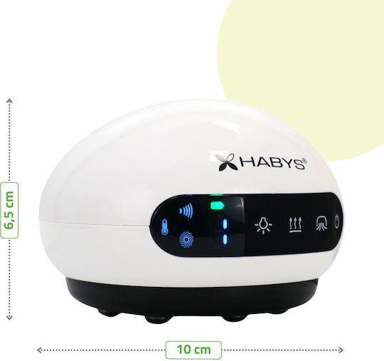 Habys Massage Device for Waist & Body Anti-Cellulite with Heating Function Red