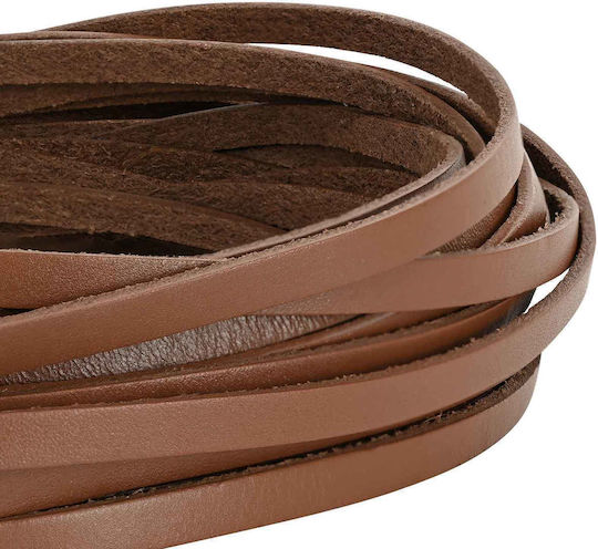 vidaXL Leather Brown Lace