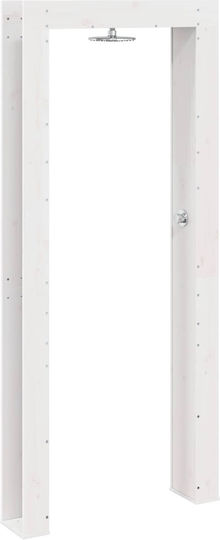 vidaXL Ντουζιέρα Πισίνας 99x23x226εκ. Λευκή