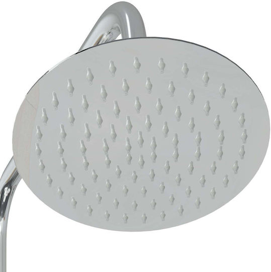 vidaXL Ντουζιέρα Πισίνας 76x223εκ. Λευκή