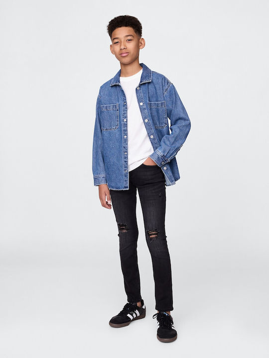 Kids' Denim Pants black