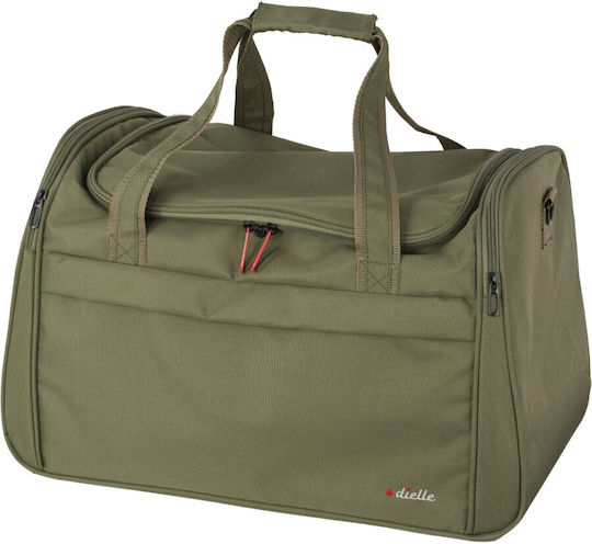 Dielle Sak Voyage 40.5lt Khaki with Wheels Fabric 50x27cm