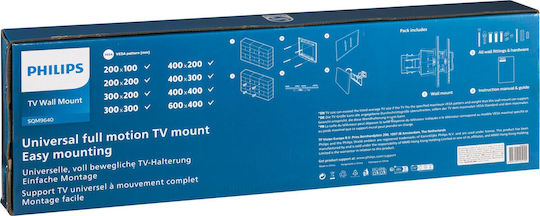 Philips Philips TV-Halterung Wandmontage Bis 80" Und 55kg Schwarz