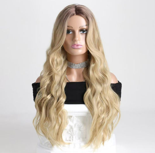 Aph Perücken Für Rollenspiele Blond Lockiges Langes Haar Wig Blonde Lockiges Langes Haar Perücke-284