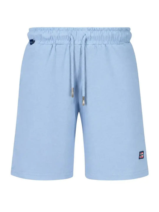 Women's Leather Bermuda Light Blue