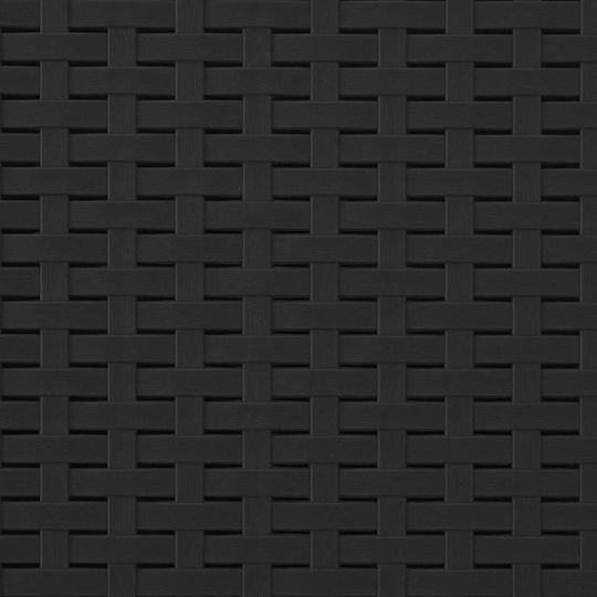 Πολυθρόνα Εξωτερικού Χώρου Rattan Ανθρακί 56x63x92εκ.