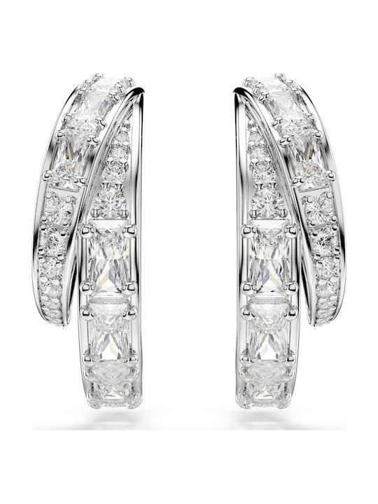 Swarovski Σκουλαρίκια Επιχρυσωμένα με Πέτρες Swarovski Σκουλαρίκια Επιχρυσωμένα με Πέτρες