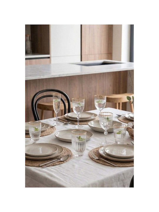 SteweHome Σετ Ποτήρια για Λευκό Κρασί από Γυαλί 270ml 4τμχ