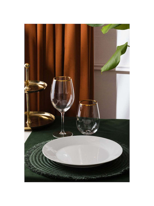 SteweHome SteweHome Glas Weinbrillen in Rot Farbe 540ml Set mit 6 Stück