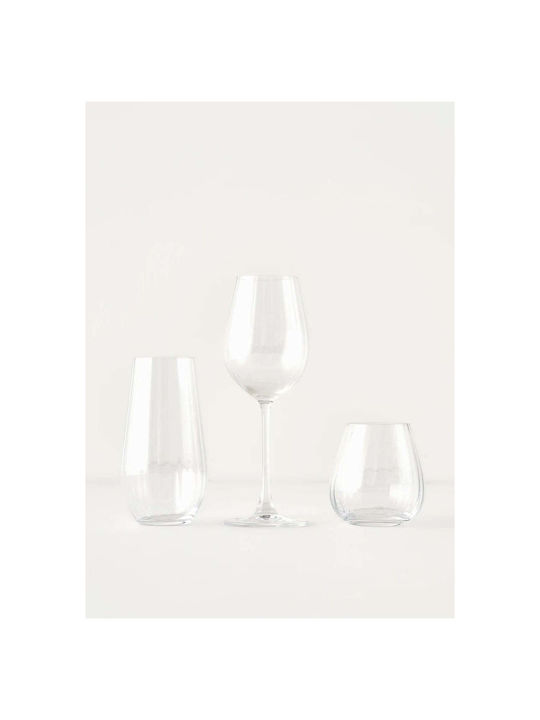 SteweHome Set of Glasses for White and Red Wine Made of Crystal 18 Pieces